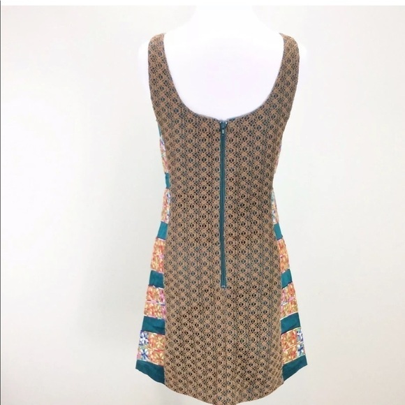 Judith March Mocha Crochet Shift Dress size large - Picture 5 of 8